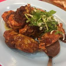 Butter prawns are crispy and fragrant. Kam Heong Prawns Lung Seng Seafood Restaurant On Eaten