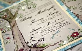Purple And Green Wedding A Midsummer Night S Tree Wedding Invitation Hochzeit