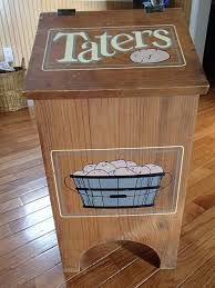 To avoid soggy soil and rotten potatoes, you'll need to drill drainage holes in the bottom of your bin. 76 Potato Onion Bins Ideas Potato And Onion Bin Potato Bin Potato Onion