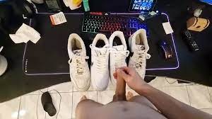 Gay boy jerks off on his sneakers and cums watch online