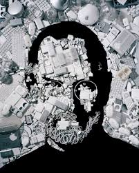 Steve Jobs Made Form Apple Products By Christopher Griffith Supervision Reps Ny Art Mosaic Portrait Collage Portrait