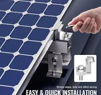 VEVOR 20PCS Adjustable 35-50mm Solar Panel Z Mounting ...