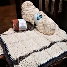 Melina S Crocheted Baby Blanket Lambspun