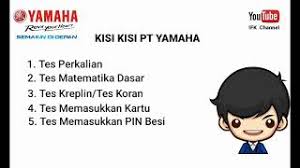 214 beğenme · 3 kişi bunun hakkında konuşuyor. Kisi Kisi Tahapan Tes Pt Yamaha Indonesia Motor Manufacturing Cute766