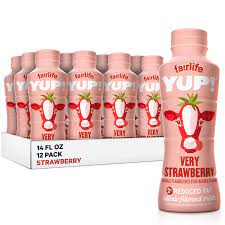 Buy Fairlife Yup Low Fat Ultra Filtered Milk Very Strawberry Flavor All Natural Flavors Packaging May Vary 14 Fl Oz 12 Count Online In Singapore B01fui25ou