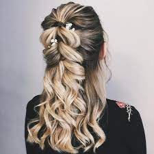 Half Up Half Down Hairstyle Hairstyle Updo Hairstyle Upstyle Wedding Hairstyles Wedding Hair Wedding Hair Styles Long Hair Styles Half Up Half Down Hair