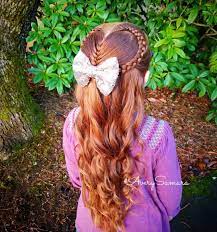 Heart Hairstyle Heart Braid Heart Lace Braid Heart Fishtail Easy Braids Braids For Kids Easykidshairstyles Heart Braid Heart Hair Hair Styles