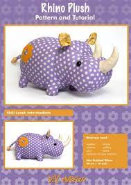 Rhino Cover Jpg 400 564 Sewing Stuffed Animals Stuffed Animal Patterns Sewing Toys