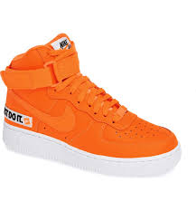 Air Force 1 High Top Sneaker Main Color Orange Womens High Top Sneakers Air Force 1 High Nike Shoes High Tops