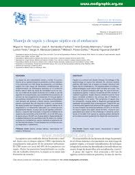 Fuente de financiamiento / patrocinador. Pdf Manejo De Sepsis Y Choque Septico En El Embarazo