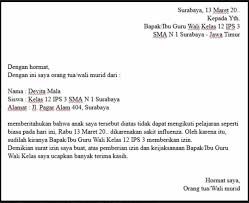 Pembuka pembuka surat biasanya berisikan dua baris dengan ini saya menyetujui dan memberikan izin untuk anak saya dalam mengikuti seluruh kegiatan pendaftaran seleksi calon. 35 Contoh Surat Izin Tidak Masuk Kerja Sekolah Kuliah Contoh Surat