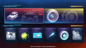 The Item Shop A Closer Look Rocket League Official Site