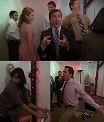 The Office Rundown Episode 27 Cafe Disco Tv Shows Funny Office Themed Party Office Birthday Party