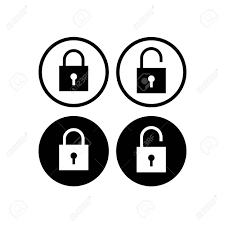 If nothing happens when you . Minimal Lock Unlock Button Set Square Padlock Icon Vector Illustration With Round Shape Protection Symbol Isolated On White Background Security Design Element Black Color Royalty Free Cliparts Vectors And Stock Illustration Image