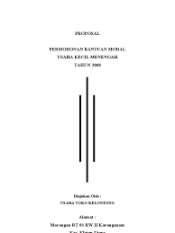 Persatuan volley ball andes club jl. Contoh Proposal Bantuan Dana Usaha Kios Pdf Ilmusosial Id