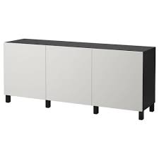 Besta Black Brown Riksviken Stubbarp Light Bronze Effect Storage Combination With Doors Ikea In 2020 Ikea Adjustable Shelving Storage