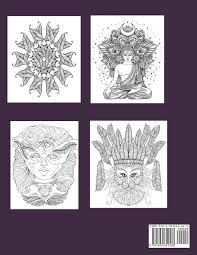 Download Amazon Com Psychedelic Coloring Book Adult Coloring Book Of Hippy Trippy Designs 9781949651560 Creative Coloring Books