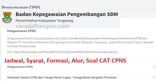 Contoh soal cpns 2018 penyuluh pertanian ini tersedia juga dengan kunci jabawan dan pembahasannya. Jadwal Skb Cpns Kabupaten Tangerang 2019 2020 Kisi Kisi Soal Skb