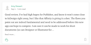 We did not find results for: Thoughtful Review And Feedback On Publisher Beta By Experienced User Feedback For Affinity Publisher On Desktop Affinity Forum