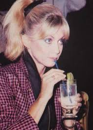 Enjoying tea and wine