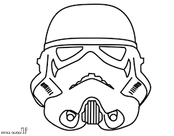 coloriage stormtrooper star wars a imprimer et colorier masque logo baiser
