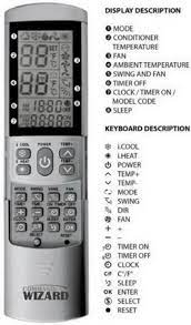 You will then see the remote start to automatically scroll through the codes 0001 to 999 in the bottom right hand corner of the . Universal Air Conditioner Remote Control Codes