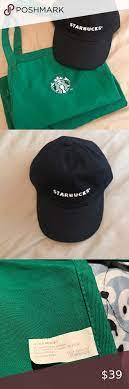 Authentic Starbucks Green Apron Hat Green Apron Starbucks Green Starbucks