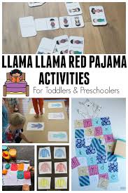 Llama llama red pajama by anna dewdney. Llama Llama Red Pajama Themed Activties For Toddlers And Preschoolers