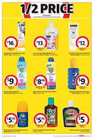 4.8 из 5 звездоч., исходя из 219 оценки(ок) товара(219). Coles Catalogue Half Price Sunscreens 2 Jan 2018