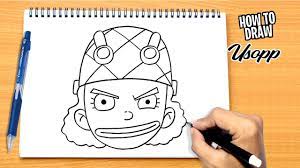How To Draw Usopp From One Piece - Youtube
