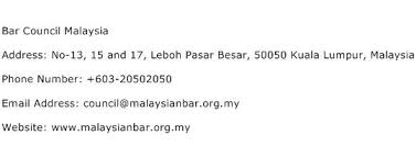 Maybe you would like to learn more about one of these? Bar Council Malaysia Address Contact Number Of Bar Council Malaysia
