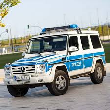 The German Police Officers Who Are Driving This Nice Mercedes Benz G Class Are Lucky Ones Dont You Think So Too Photo By M Polizeiwagen Polizeiautos Polizei