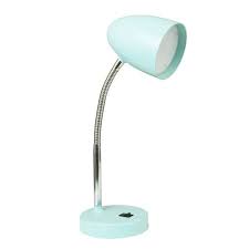 Mainstays 3 5 Watt Led Desk Flexible Gooseneck Mint Walmart Com In 2020 Small Desk Lamp Led Desk Lamp Pink Desk Lamps