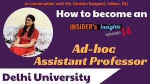 Once you are hired, the tenure clock begins to tick, and usually you will come up for tenure in your sixth year. How To Become An Adhoc Assistant Professor At Delhi University Insider S Insights Ep 14 Youtube