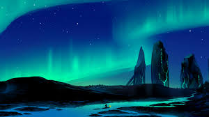Aurora Borealis Town 4k Northern Lights Wallpapers Hd Wallpapers Digital Art Wallpapers Deviantart W In 2020 Northern Lights Wallpaper Northern Lights Art Wallpaper