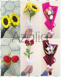 Bunga matahari adalah salah satu tanaman berbunga. Gambar Rajutan Bunga Matahari Gambar Bunga