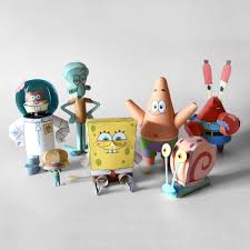 Who lives in a pineapple under the sea and is set to begin production on his second feature film? Spongebob Friends Papercraft The Whole Collection 9 Steps With Pictures Instructables