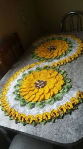 Caminho De Mesa De Crochê Girassol Passo A Passo Caminho De Mesa Girassol Croche Padroes De Croche Doily Trilho Mesa Croche Decoracao De Croche