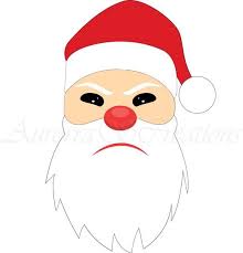 Angry Santa Svg Christmas Svg Angry Santa Sublimation File Etsy Christmas Svg Svg Logo Psd