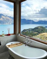 Bathroom With A View Bathtub Overlooking Mountains And Lake Ig Chachi86 Bathroom Interior Design Bathroom Design Bathroom Interior