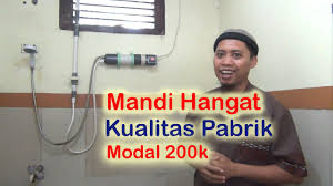 Apalagi, sepulang kerja dan tubuh begitu letih serta penat. Mandi Hangat Modal 200k Kualitas Pabrik Pemanas Air Water Heater Murah Youtube