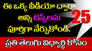 Tenses In Telugu All Tenses Learn All Tenses Through English Grammar Learn English