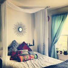 Get the tutorial at vintage romance style. Over Bed Hanging Curtain Diy With Step By Step
