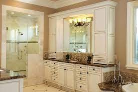 D bathroom storage wall cabinet in white reflecting the subtle style of the naples reflecting the subtle style of the naples collection by foremost, this fully assembled wall cabinet in white boasts a wealth of storage possibilities. Image Result For Bathroom Vanity With Upper Cabinets Brown Bathroom Brown Bathroom Vanity Kitchen Cabinet Design