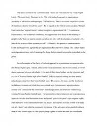 Friday Night Lights Movie Review Book Movie Report