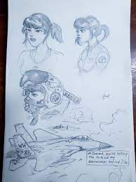 Huxian appreciation sketch by me : racecombat