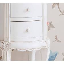 Provencal Round White Bedside Table Bedside Table White Bedside Table French Bedside Tables Round White Bedside Table