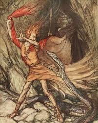 Arthur rackham art and illustrations. Illustrations Of Dragons By Arthur Rackham Myfairyland