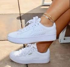 Pin By Bassant Kamel On Sneakers White Puma Shoes Sneakers Fashion Puma Shoes Women