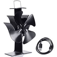 Of course, i'm more of a fan of stirling engines. Costway 4 Blades Fireplace Stove Fan Fuel Saving Heat Powered Wood Burner Eco Usb Walmart Com Walmart Com